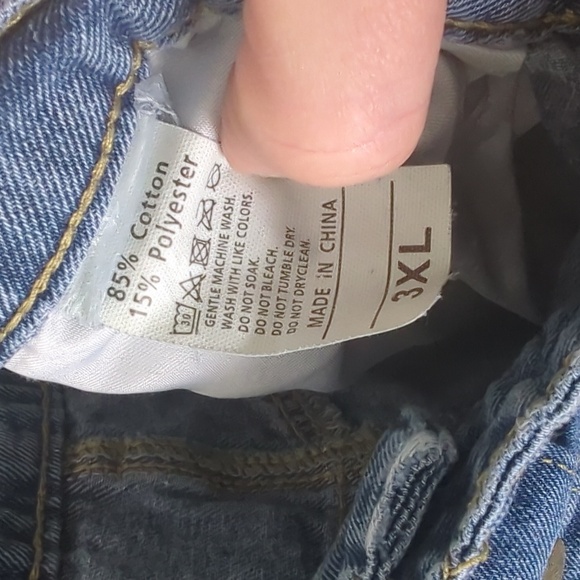 Denim Button-Down Midi Skirt / Maxi Skirt size 3XL - Picture 3 of 4